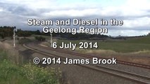 Steam and Diesel Trains around Geelong: Australian Trains