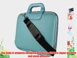 Cady Messenger Cube SKY BLUE Ultra Durable Tactical Leather -ette Bag Case fits Samsung Galaxy