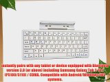 Cooper Cases(TM) K2000 Samsung Galaxy Tab 2 10.1 (P5100/5110) / CDMA Bluetooth Keyboard Dock