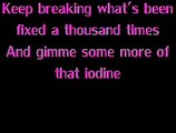 Icon For Hire- Iodine Lyrics