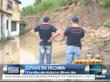 10 familias afectadas y 200 en alto riesgo por precipitaciones en Táchira