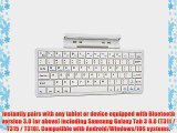 Cooper Cases(TM) K2000 Samsung Galaxy Tab 3 8.0 (T311 / T315 / T310) Bluetooth Keyboard Dock