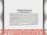 Cooper Cases(TM) K2000 Samsung Galaxy Tab 4 10.1 (T530) / 3G / LTE Bluetooth Keyboard Dock