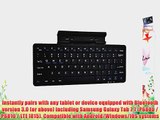 Cooper Cases(TM) K2000 Samsung Galaxy Tab 7.7 (P6800 / P6810 / LTE I815) Bluetooth Keyboard