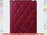 i-BLASON Red Luxury Soft Leather Adjustable Ulta slim Portfolio for Apple iPad 2 Wifi / 3G