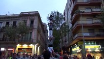 Pilar Caminant de Castellers de Sants - Festa Major de Sants 2012