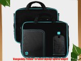 Aqua Blue Pindar Ultra Durable 17 inch Tactical Messenger bag for your Toshiba Satellite L775