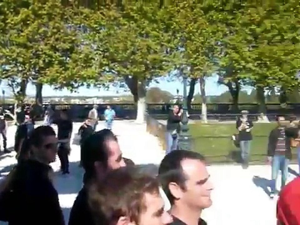 Rassemblement des Ultras à Montpellier. (Arrivée des Parisiens. )