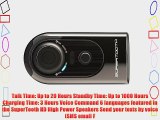 SuperTooth High Definition Bluetooth Portable Visor Car Kit and Speakerphone for Cell Phones