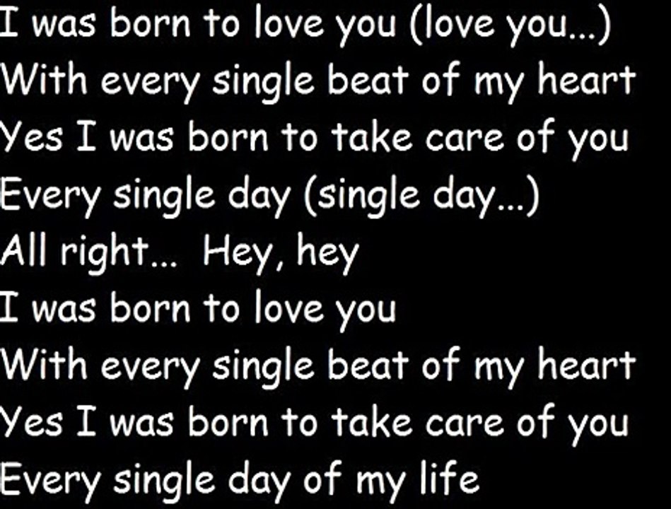 クイーン - アイ・ワズ・ボーン・トゥー・ラブ・ユー 歌詞付き