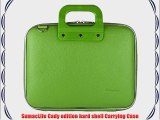 Cady Messenger Cube LIME GREEN Ultra Durable Tactical Leather -ette Bag Case fits ASUS PadFone