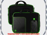 Green Pindar Ultra Durable 10 inch Tactical Messenger bag for your Coby Kyros MID 1024 Tablet