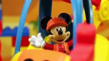 Paw Patrols Pups & Mickey Mouse Build a Lego Duplo Construction Site with Rubble & Marshall Dogs
