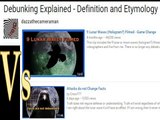 Hilarious moments in the Lunar Wave Debate: Debunking the word Debunking: