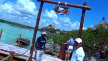 XEL HA - VIAJANDO CON DIEGO - Nadando Rayas y Manatíes - Swimming with Stingrays and Manatees