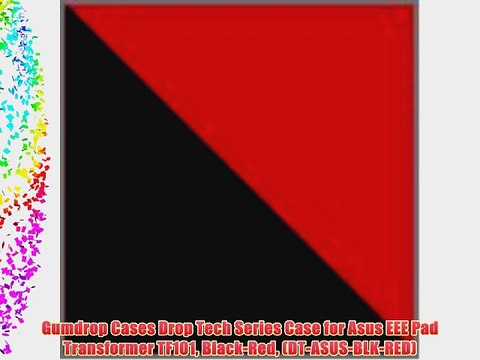 Gumdrop Cases Drop Tech Series Case for Asus EEE Pad Transformer TF101 Black-Red (DT-ASUS-BLK-RED)
