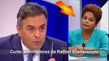 Candidato Aécio Neves Faz Dilma passar mal em debate no SBT (16/10)