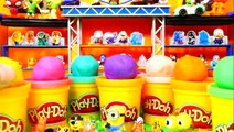 Surprise Eggs Play-Doh Toys Disney Pixar Cars Hot Wheels Super Heroes WWE Simpsons Play Doh