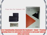 IVSO KeyBook Bluetooth Keyboard Case for Kindle Fire HDX 8.9 Tablet - will only fit Kindle