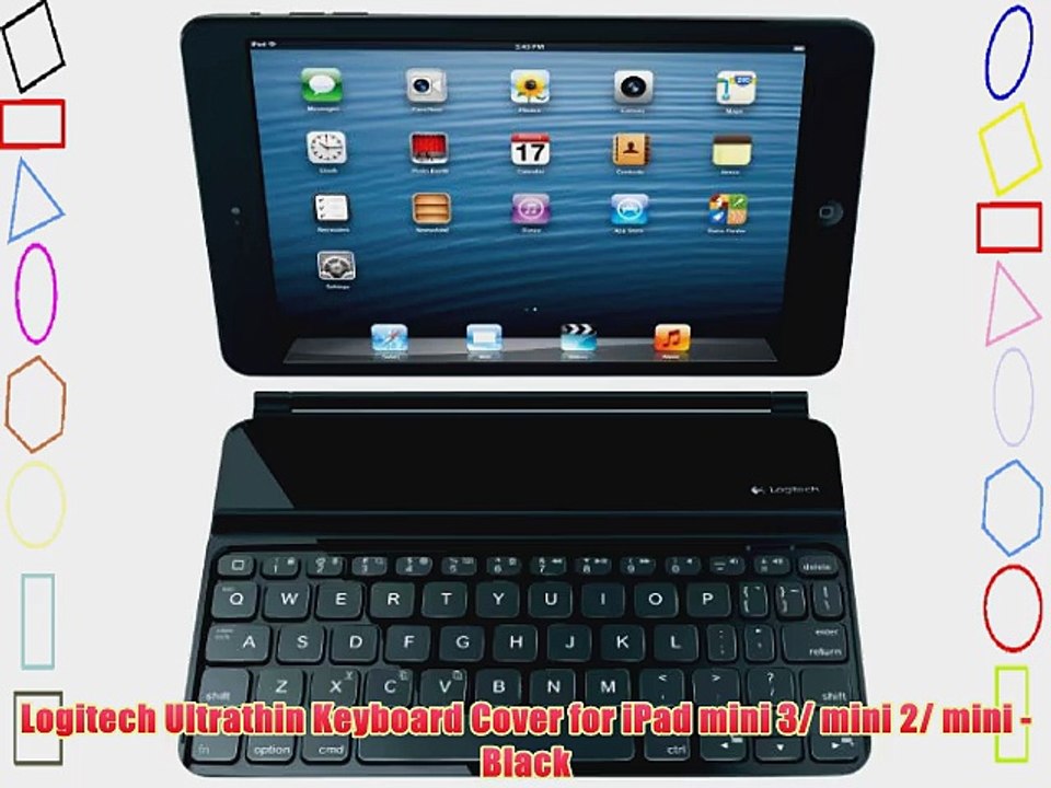 Logitech Ultrathin Keyboard Cover for iPad mini 3/ mini 2/ mini - Black