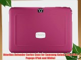 OtterBox Defender Series Case for Samsung Galaxy Tab 4 10.1 Papaya (Pink and White)