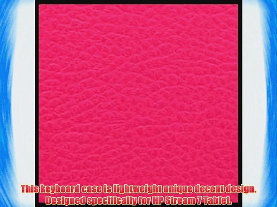 Infiland HP Stream 7 Tablet Bluetooth Keyboard Case Cover - Folio Slim Fit PU Leather Case