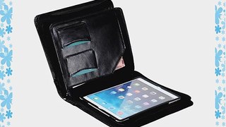 Deluxe Leather Organizer Padfolio for iPad Air 2 / iPad Air and A5 Paper