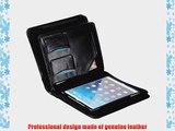 Deluxe Leather Organizer Padfolio for iPad Air 2 / iPad Air and A5 Paper