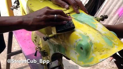 HONDA C70 1981 STREET CUB PAINTING STABILO DOFF