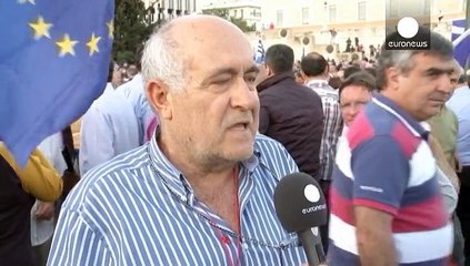 Atina'da AB yanlısı gösteri