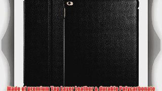 iPad Air 2 Case Benuo [Simple Protective Series] [Genuine Leather] Flip Cover Folio Case [Smart