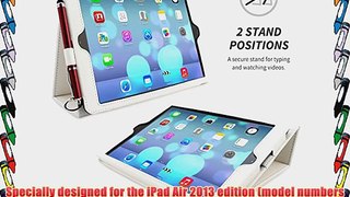 Snugg iPad Air (iPad 5) Case - Executive Smart Cover With Card Slots
