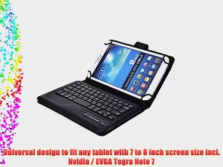 Video herunterladen: Cooper Cases(TM) Infinite Executive Nvidia / EVGA Tegra Note 7 Tablet Keyboard Folio in Black