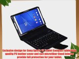 IVSO Sony Xperia Z3 Compact Tablet Ultra-Thin High Quality Bluetooth Keyboard Portfolio Case