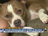 Lost Valley service dog reunited with owner