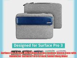 Surface Pro 3 Case ESR Brilliant Series Cushion Sleeve Case with Handle for Surface Pro 3 12