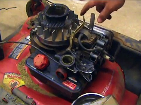 Linkage & Spring replacement on a Briggs & Stratton Quattro 4 HP Murray Lawn Mower