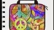 Designer Sleeves Peace Tablet Sleeve with Handles for iPad 2/3/4 and 8.9-10-Inch Tablets (10DSH-PEAC)