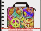 Designer Sleeves Peace Tablet Sleeve with Handles for iPad 2/3/4 and 8.9-10-Inch Tablets (10DSH-PEAC)