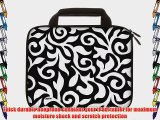 Designer Sleeves 8.9-Inch to 10-Inch Fashion Tablet Sleeve/iPad Sleeve with Handles Black/White
