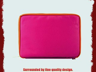 VanGoddy Irista Sleeve City PRO PU Faux Leather Pouch Cover PINK MAGENTA