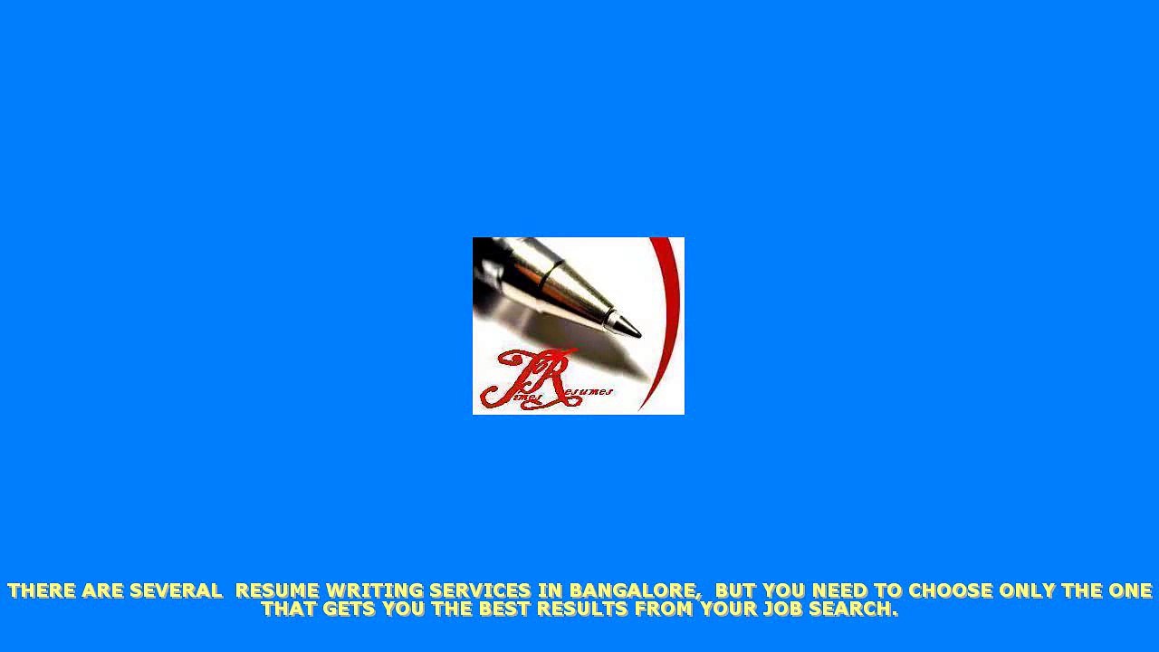 Professional Resume Writing Services Bangalore