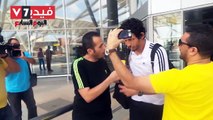 بالفيديو.. شاهد لحظة وصول بعثة المنتخب المصرى لمطار القاهرة عائدًا من السنغال