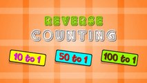 Reverse Counting 10 to 1, 50 to 1, 100 to 1 | Counting backwards | Numbers for children | elearnin
