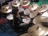 10 year old playing drums to Master of Puppets by Metallica