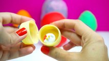 Play Doh Lollipops Frozen Surprise Eggs Peppa Pig Squinkies Disney Toys Shopkins Egg