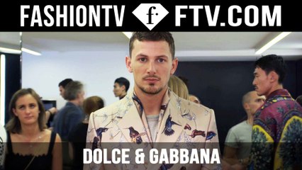 Dolce & Gabbana Show Backstage Spring/Summer 2016 | Milan Collections: Men | FashionTV