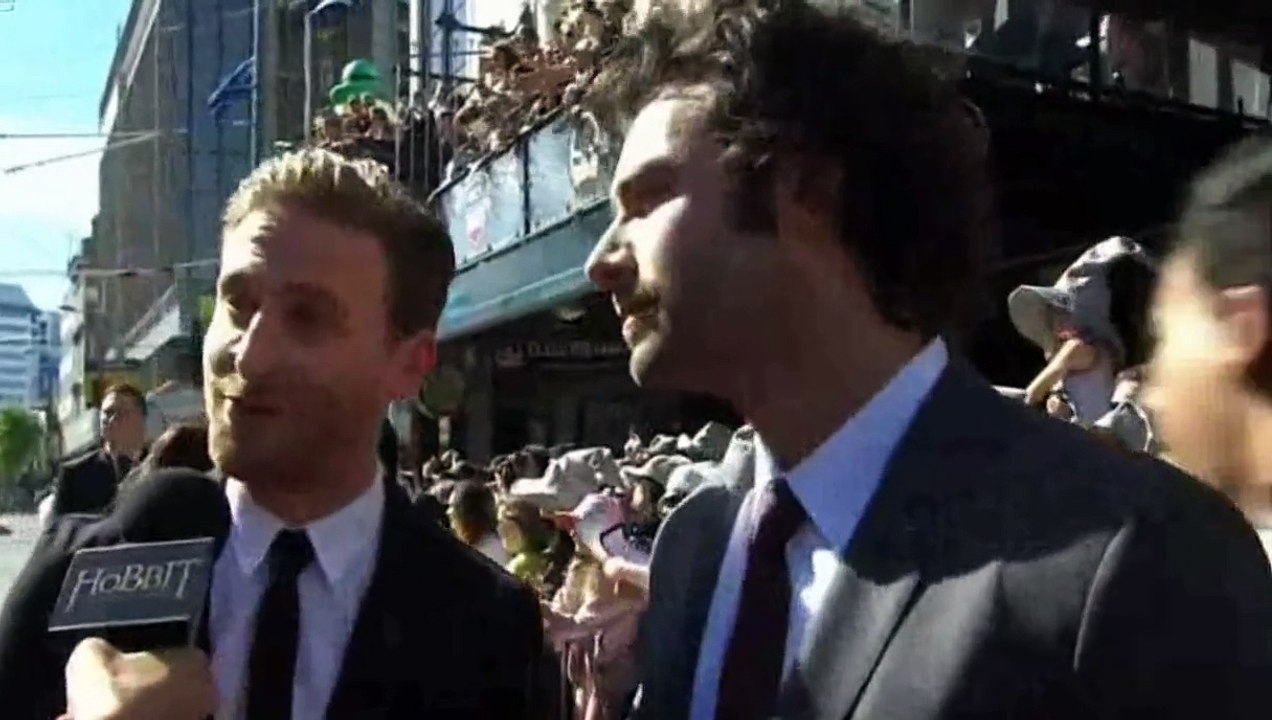 Interview with Aidan Turner and Dean O'Gorman at The Hobbit World Premiere