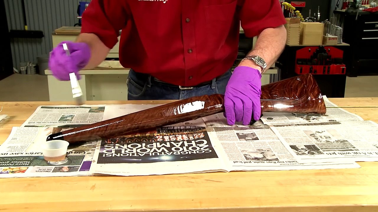 Gunsmithing - Stock Finishing with Bar Top Varnish Presented by Larry Potterfield of MidwayUSA