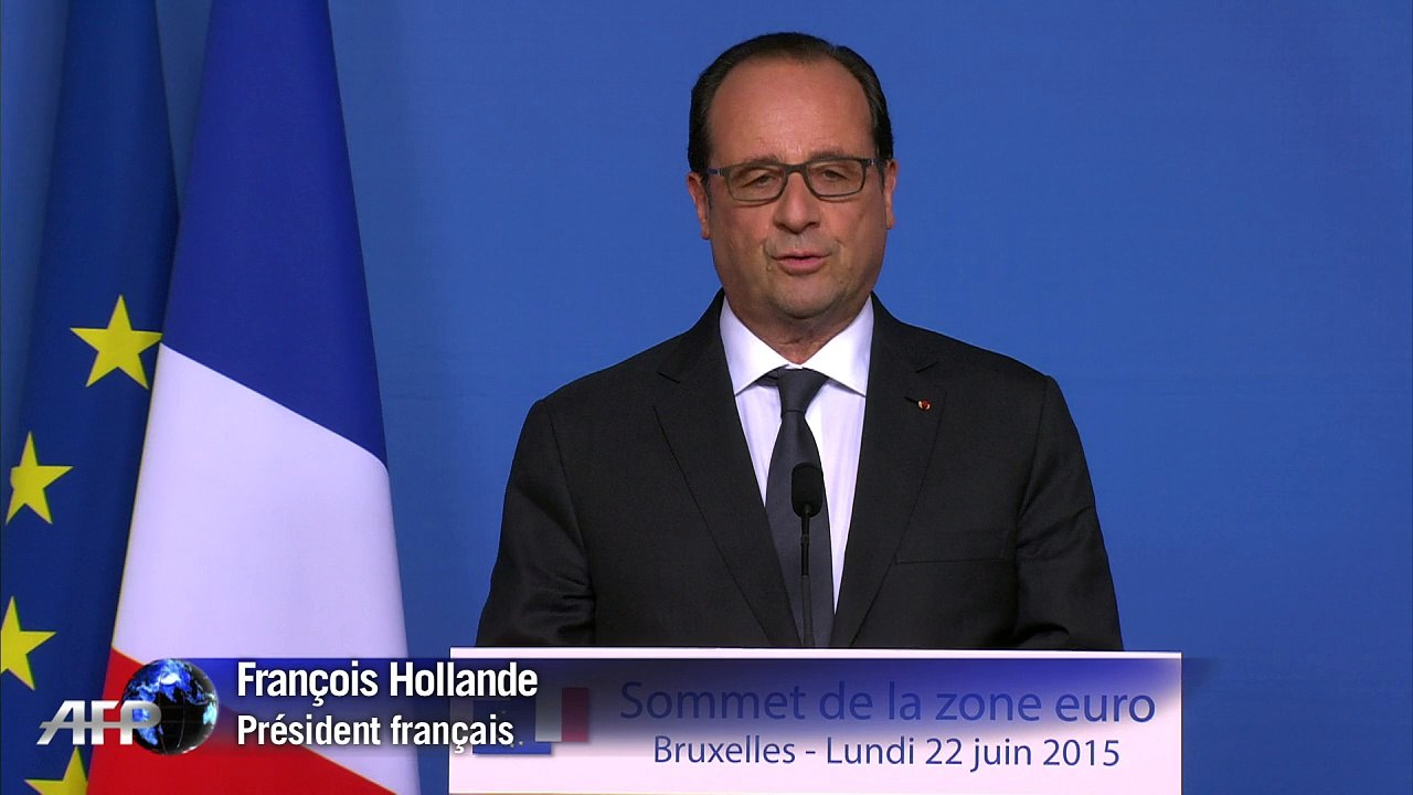 Hollande sur la Grèce: "nous avançons vers un accord"